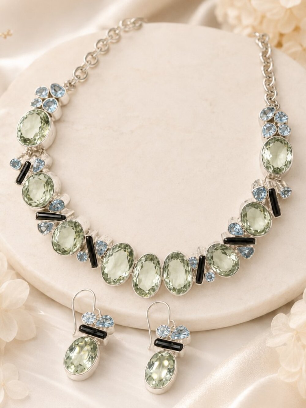 Multi-Gemstone Statement Set